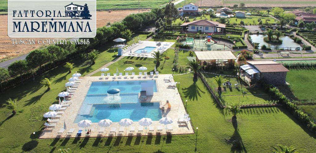 Fattoria Maremmana Aparthotel มารีนาดีกรอซเซโต ภายนอก รูปภาพ